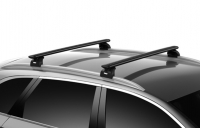 Багажник на крышу Thule WingBar EVO Black крыловидный для  BMW X5  (07-13) кроссовер 5d  интегрированный рейлинг