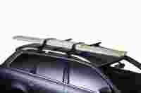 Багажник на крышу Thule Square bar стальной для DAEWOO Matiz (Mk II) 5d хетчбек (05-09) на  рейлинги