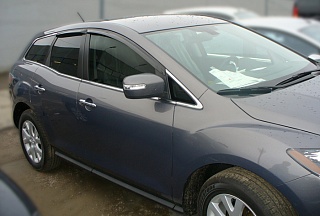 Дефлекторы на боковые окна накл. EGR Mazda CX-7 06-> 4 ч.(темн.) &raquo; Каталог