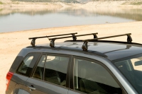 Багажник на крышу CRUZ  стальной для Suzuki Grand Vitara 5d (интегрированный рейлинг) 3d, 5d кроссовер  (05->) на низкие рейлинги