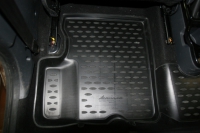 Коврики 3D в салон RENAULT Duster 4WD, 2011->, 4 шт. (полиуретан)