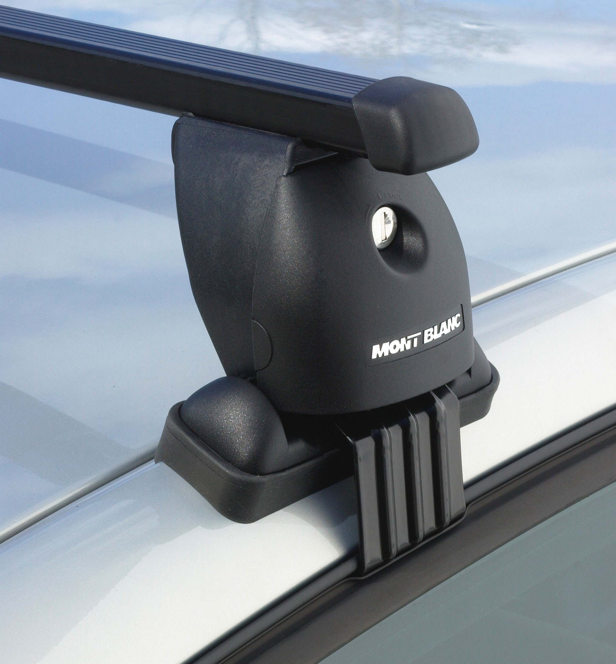 Багажник Mont Blanc Flex 2 с прямоугольными поперечинами для AUDI 80 Avant Wag-Est 91-96 на рейлинги
