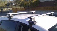 Багажник на крышу Thule Wing bar аэродинамический для JMC Vigus 4d пикап (двойная кабина) (15->) за дверной проем
