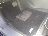 Коврики в салон текстиль для Mazda 6 2013-> (2-й ряд без выреза под РБ) LINER 3D Lux с бортиком черные