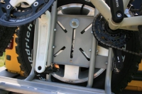Крепление велосипеда на запасное колесо  Peruzzo 4x4 Stelvio Rail (2 вел) 