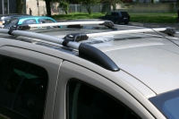 Багажник на крышу Thule WingBar EDGE крыловидный для  SKODA Roomster  (06-15) минивэн 5d  на рейлинги
